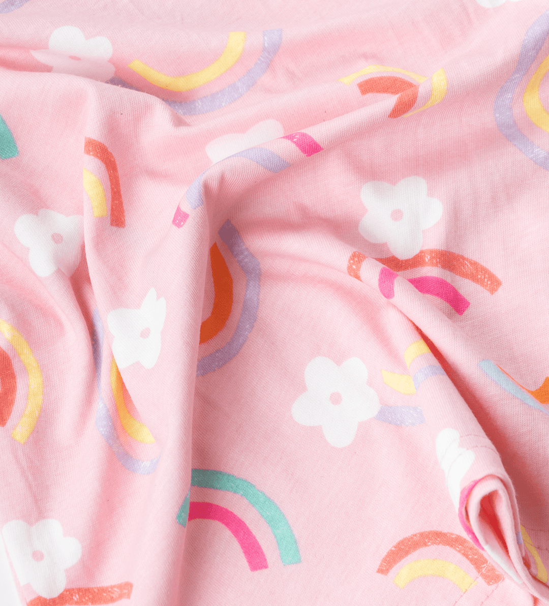 Rainbow print 100% cotton T-Shirt - Urbanrac