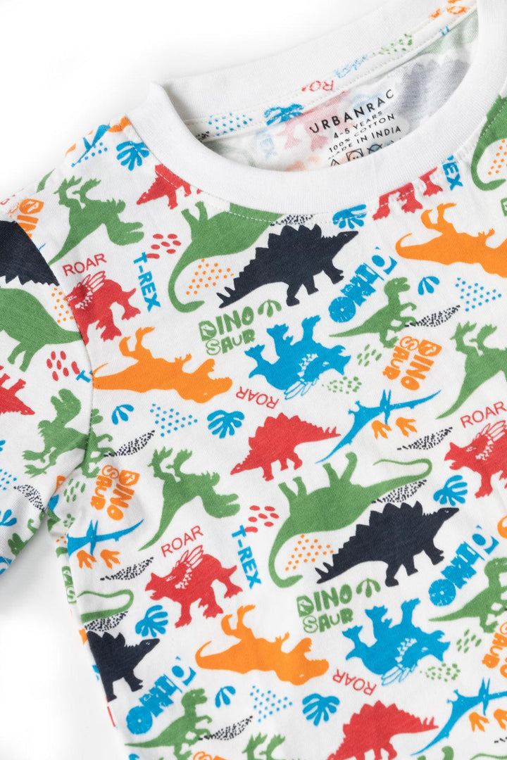 Dino Print T-shirt - Urbanrac