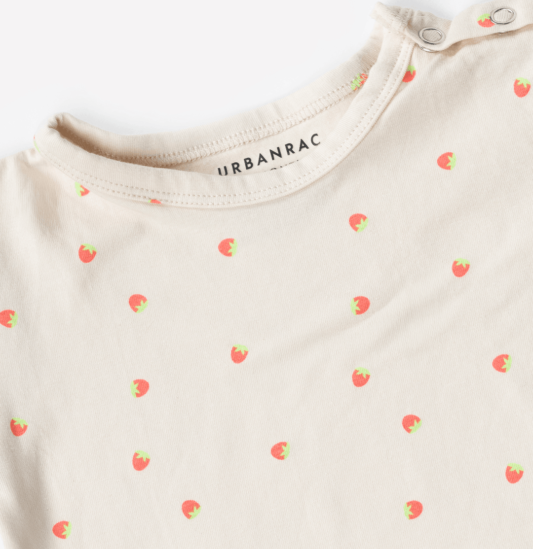 Strawberry Print 100% cotton Onesies - Urbanrac