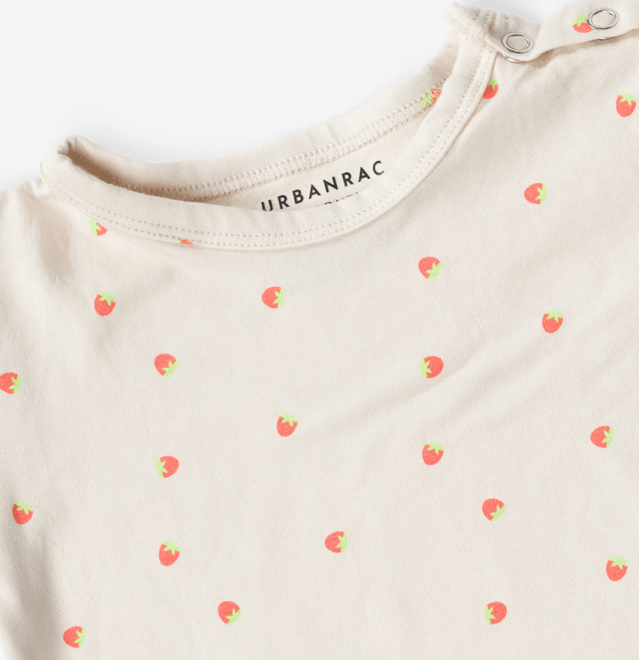 Strawberry Print 100% cotton Onesies - Urbanrac