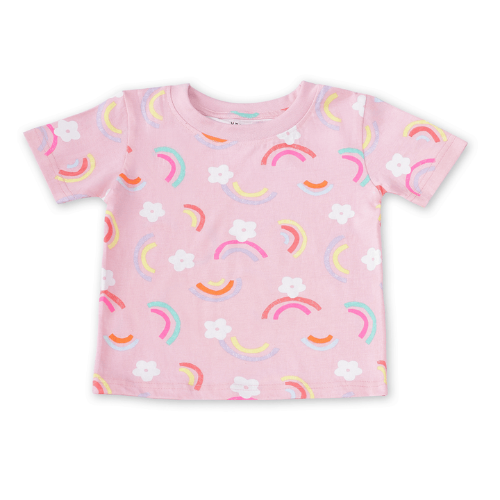 Rainbow print 100% cotton T-Shirt - Urbanrac