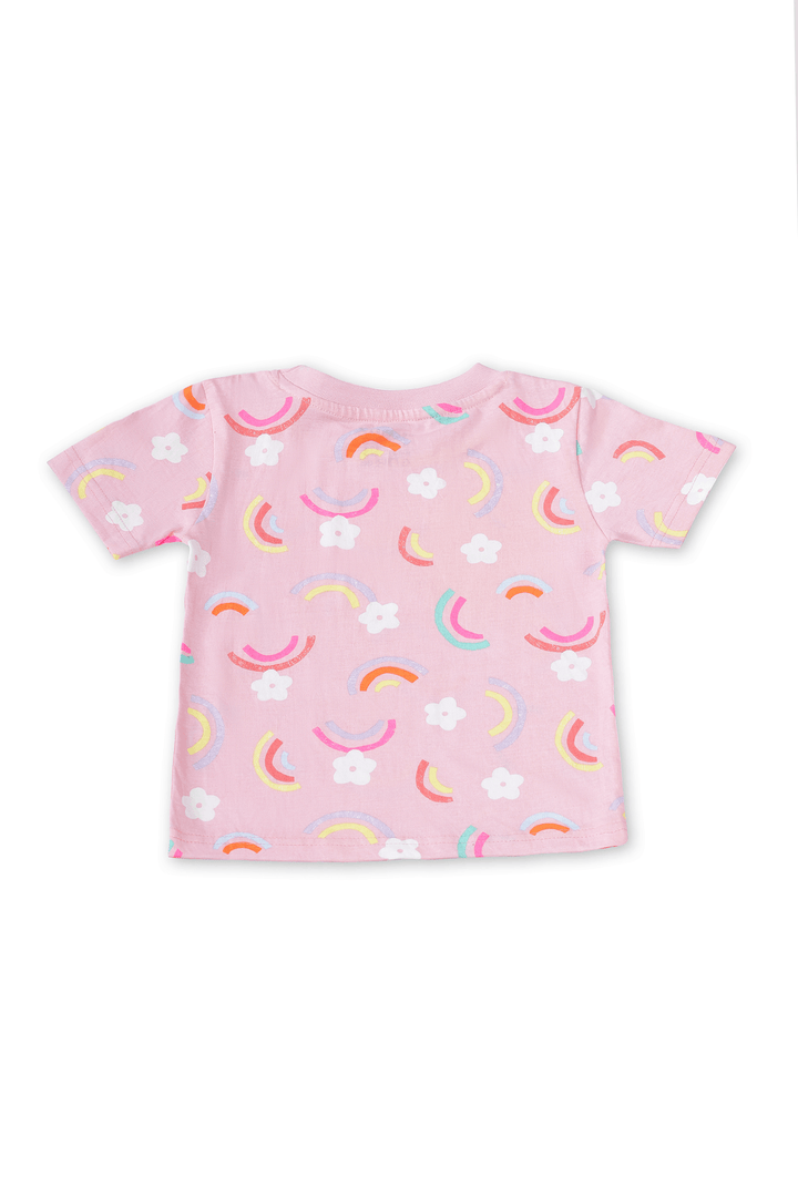 Rainbow print 100% cotton T-Shirt - Urbanrac