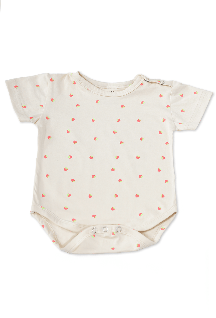 Strawberry Print 100% cotton Onesies - Urbanrac