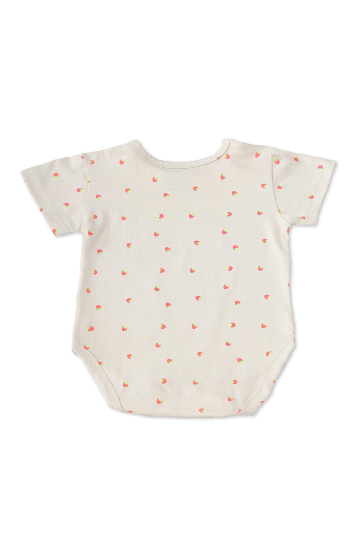 Strawberry Print 100% cotton Onesies - Urbanrac