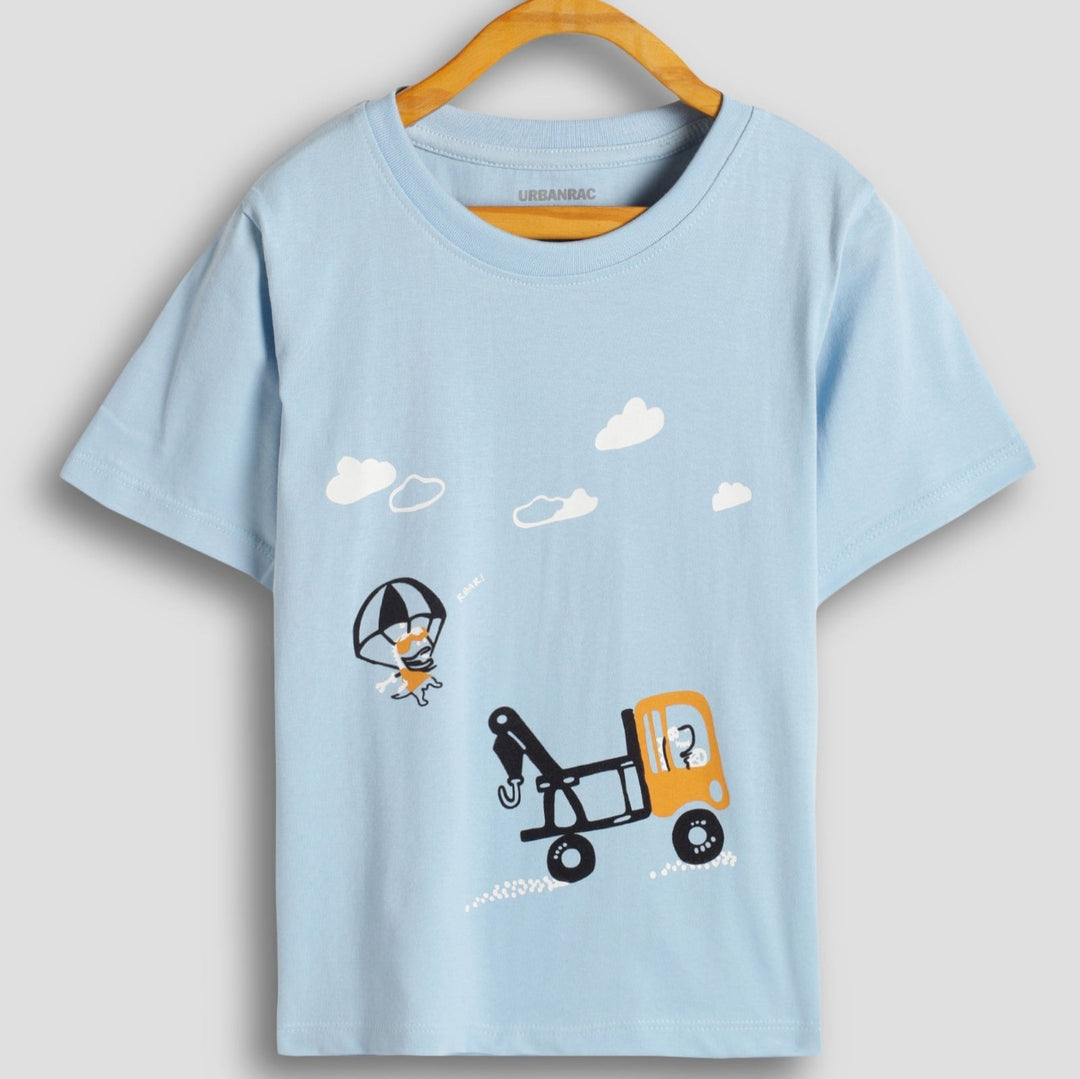 Construction Truck Print T-Shirt - Urbanrac