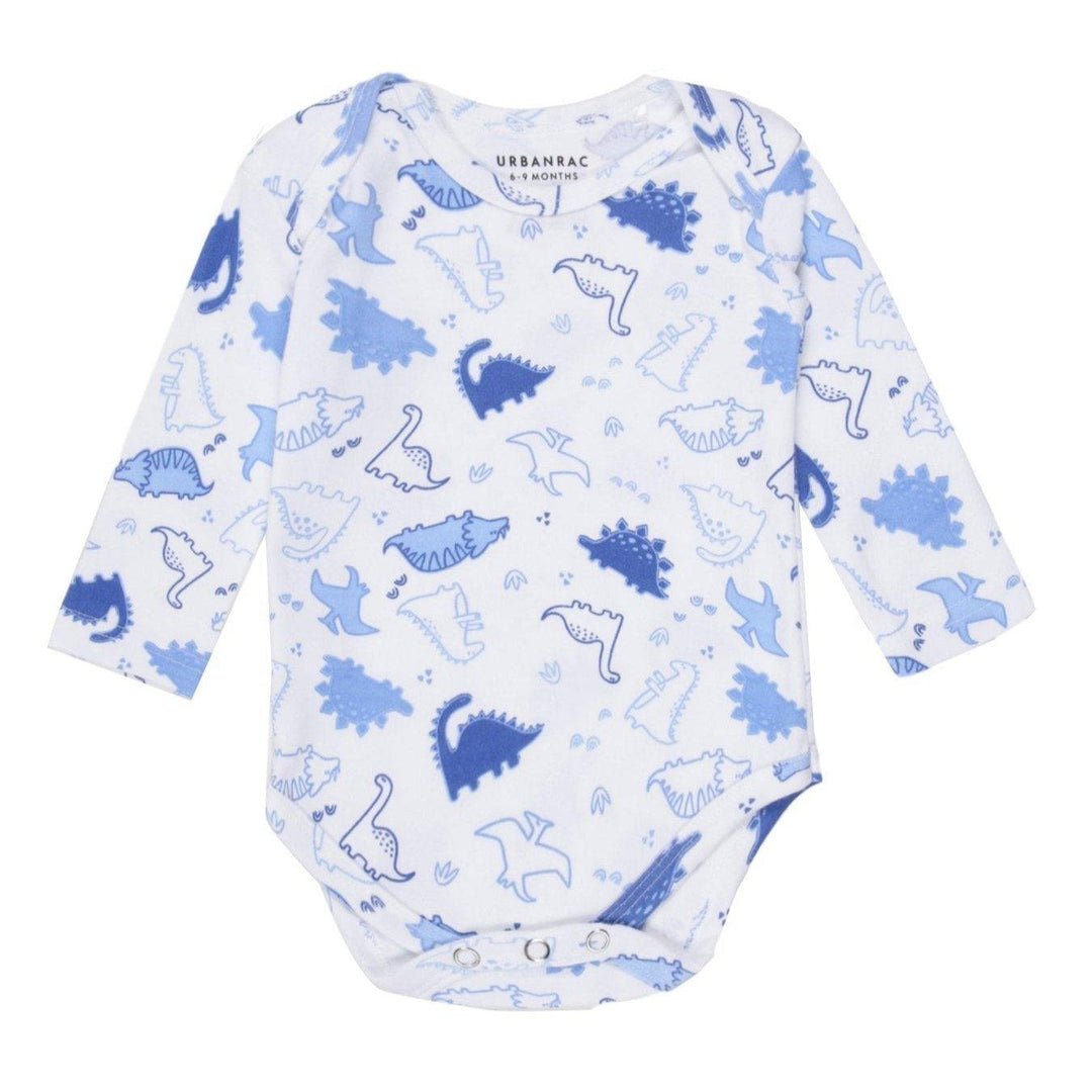 Onesies - Dino Print in Blue - Urbanrac