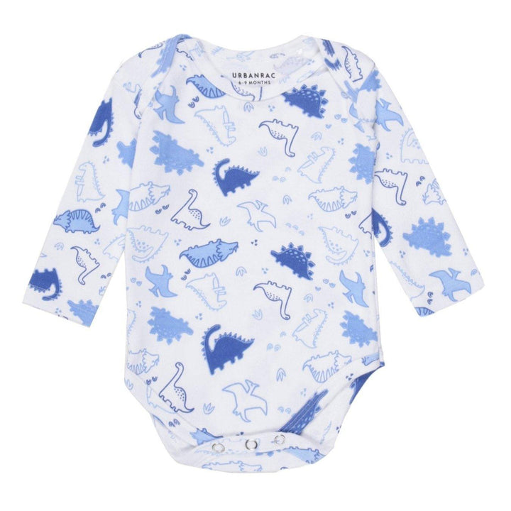 Onesies - Dino Print in Blue - Urbanrac