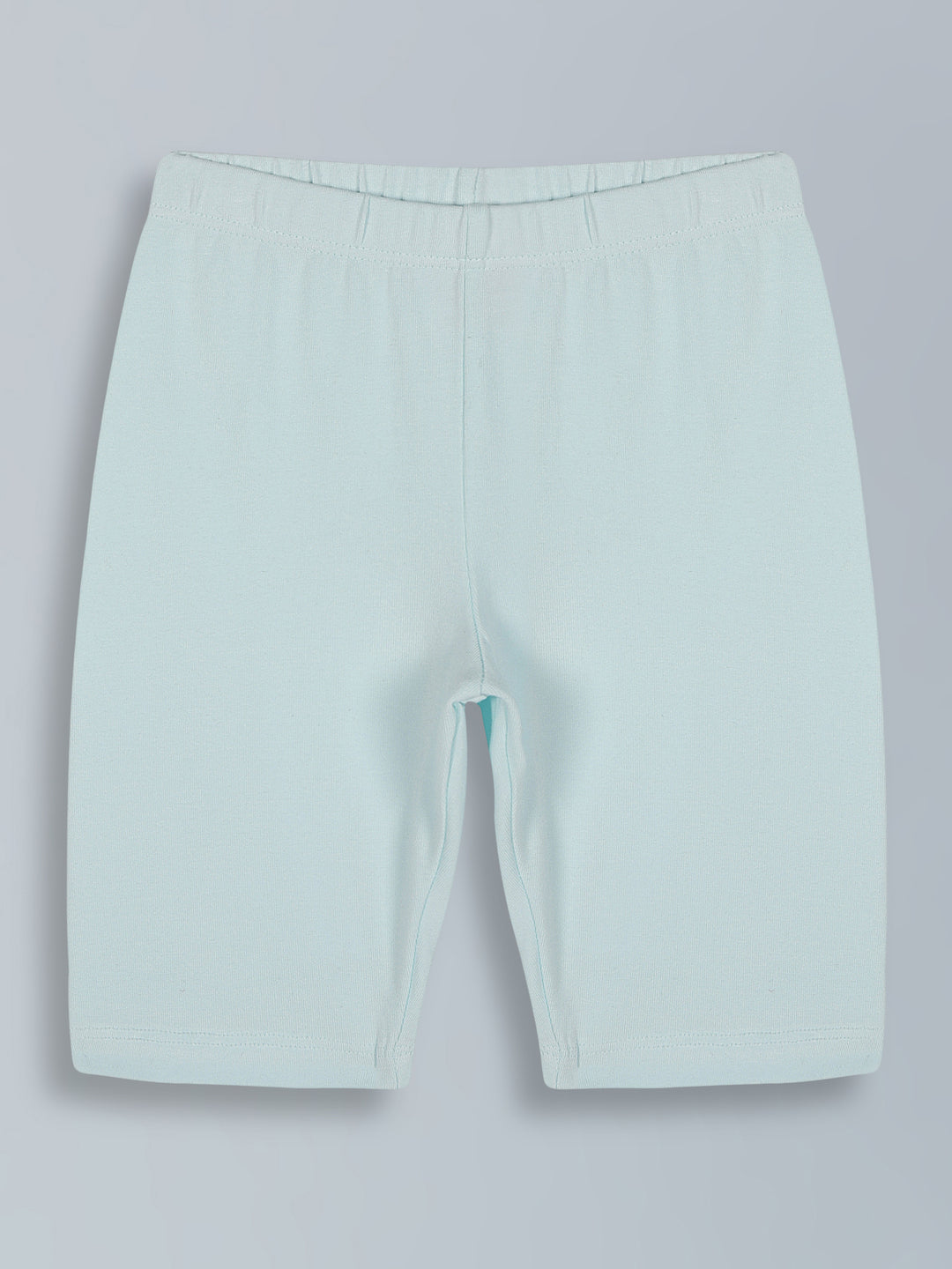 Girls Light Aqua Blue Cycling Shorts - Urbanrac