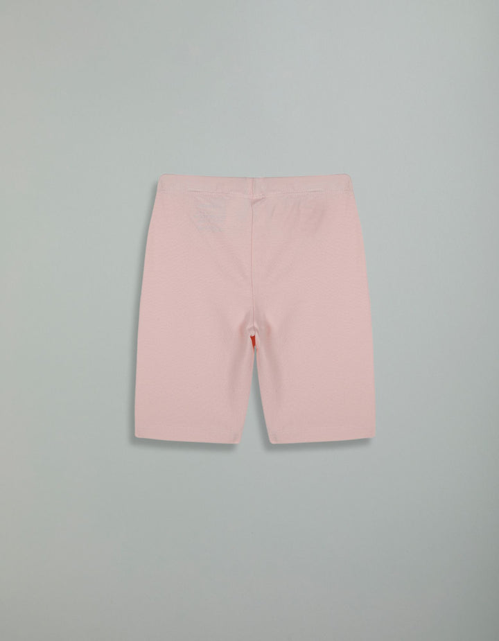 Girls Peach Shade Cycling Shorts - Urbanrac