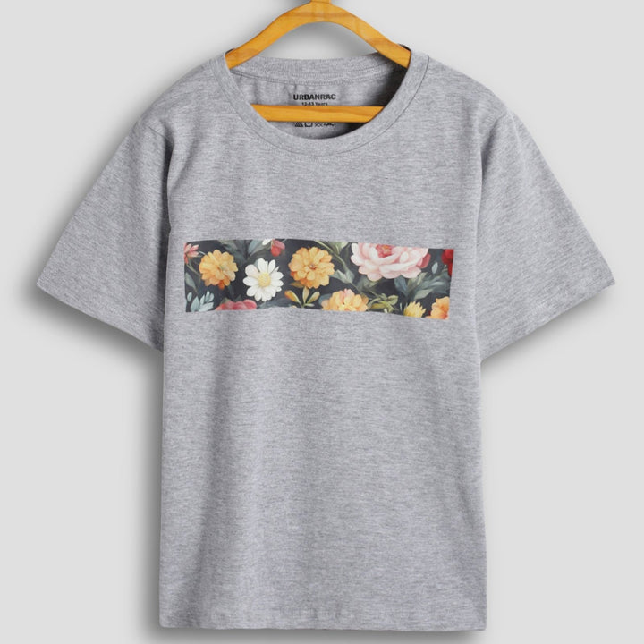 Floral graphic print T-Shirt - Urbanrac