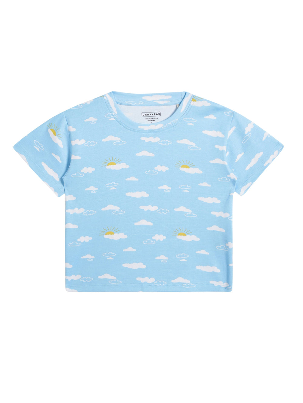 Organic Cotton Sleepwear Set for Toddlers| Cloud print - Urbanrac