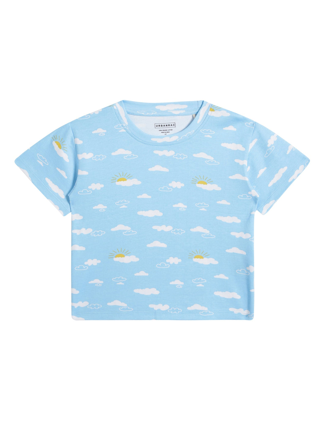Organic Cotton Sleepwear Set for Toddlers| Cloud print - Urbanrac