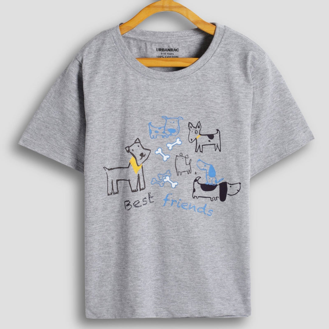Dogs print T-Shirt - Urbanrac