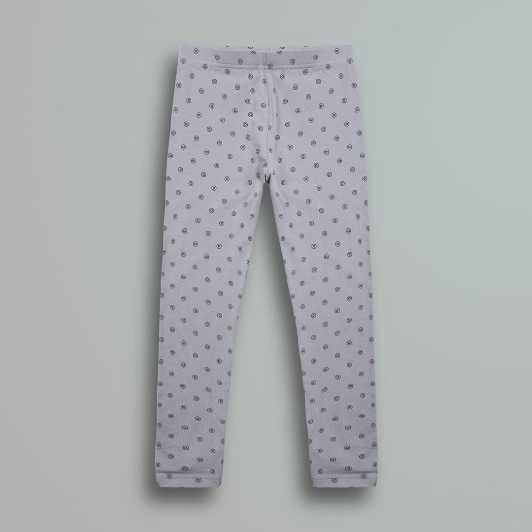 Elegant grey leggings for girls - Urbanrac
