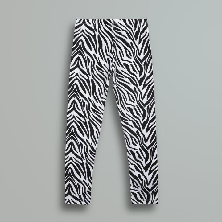 Black strips leggings for girls - Urbanrac