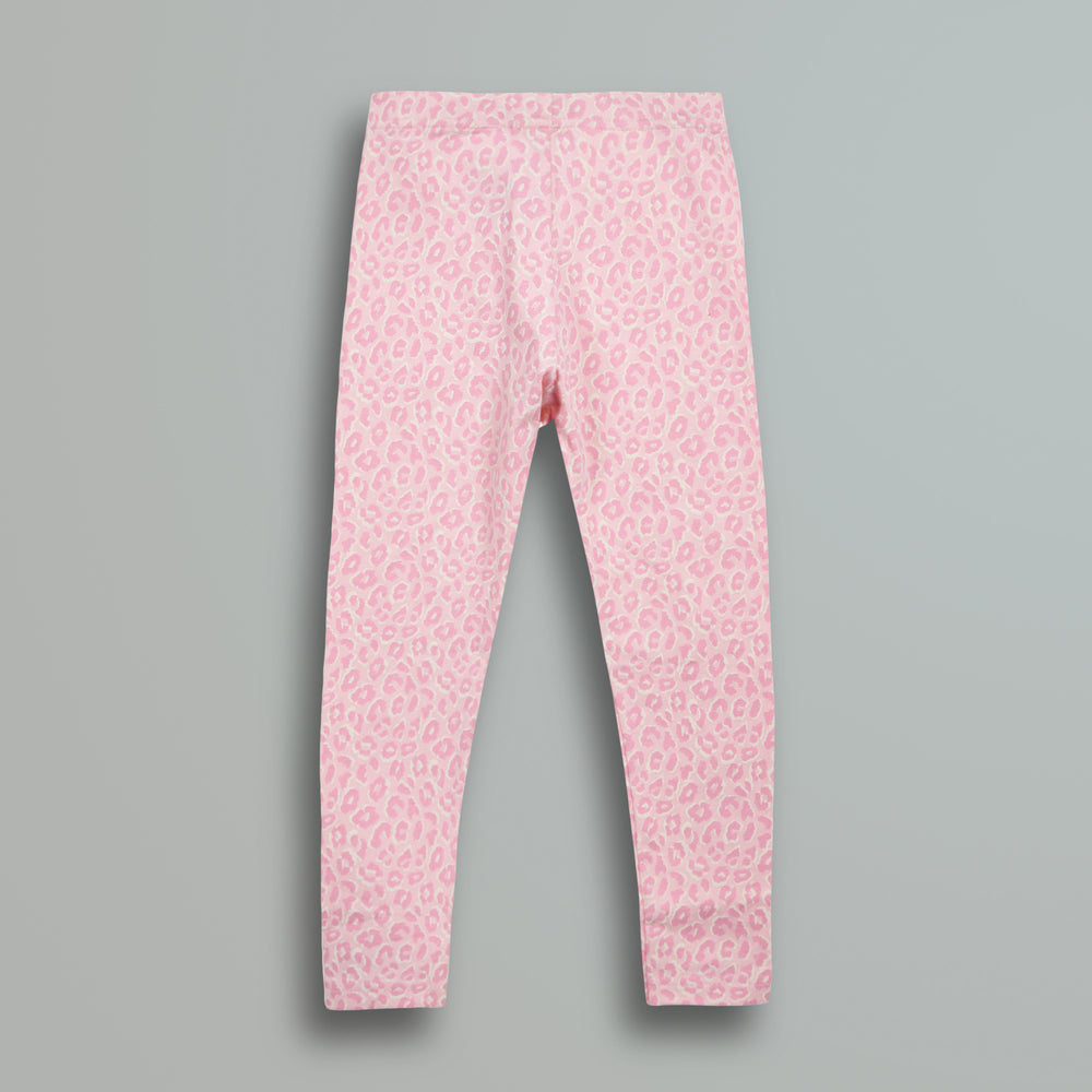 Pink pattern leggings for girls - Urbanrac
