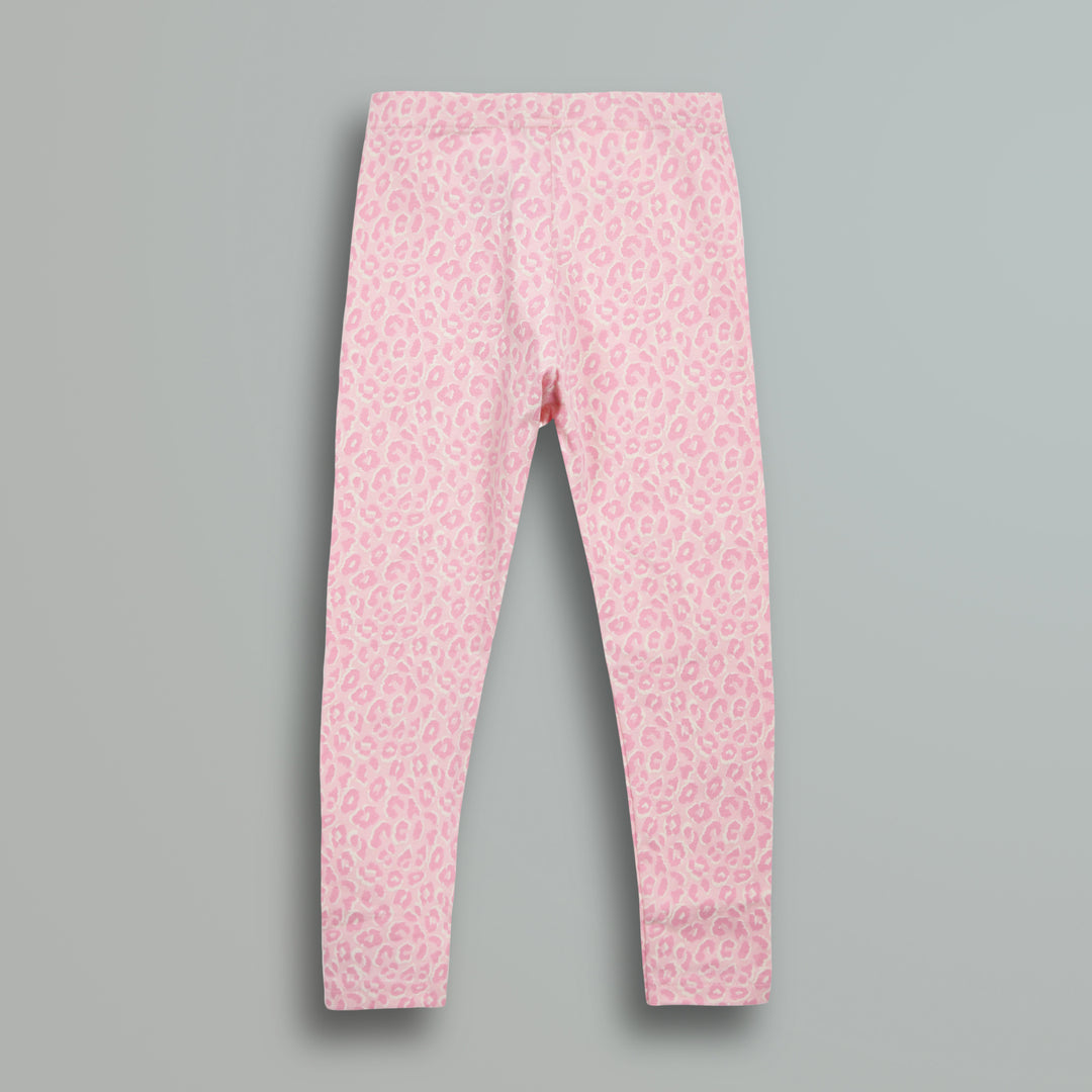 Pink pattern leggings for girls - Urbanrac
