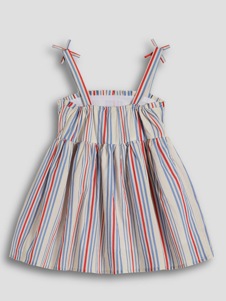 Strip Cotton dress - Urbanrac