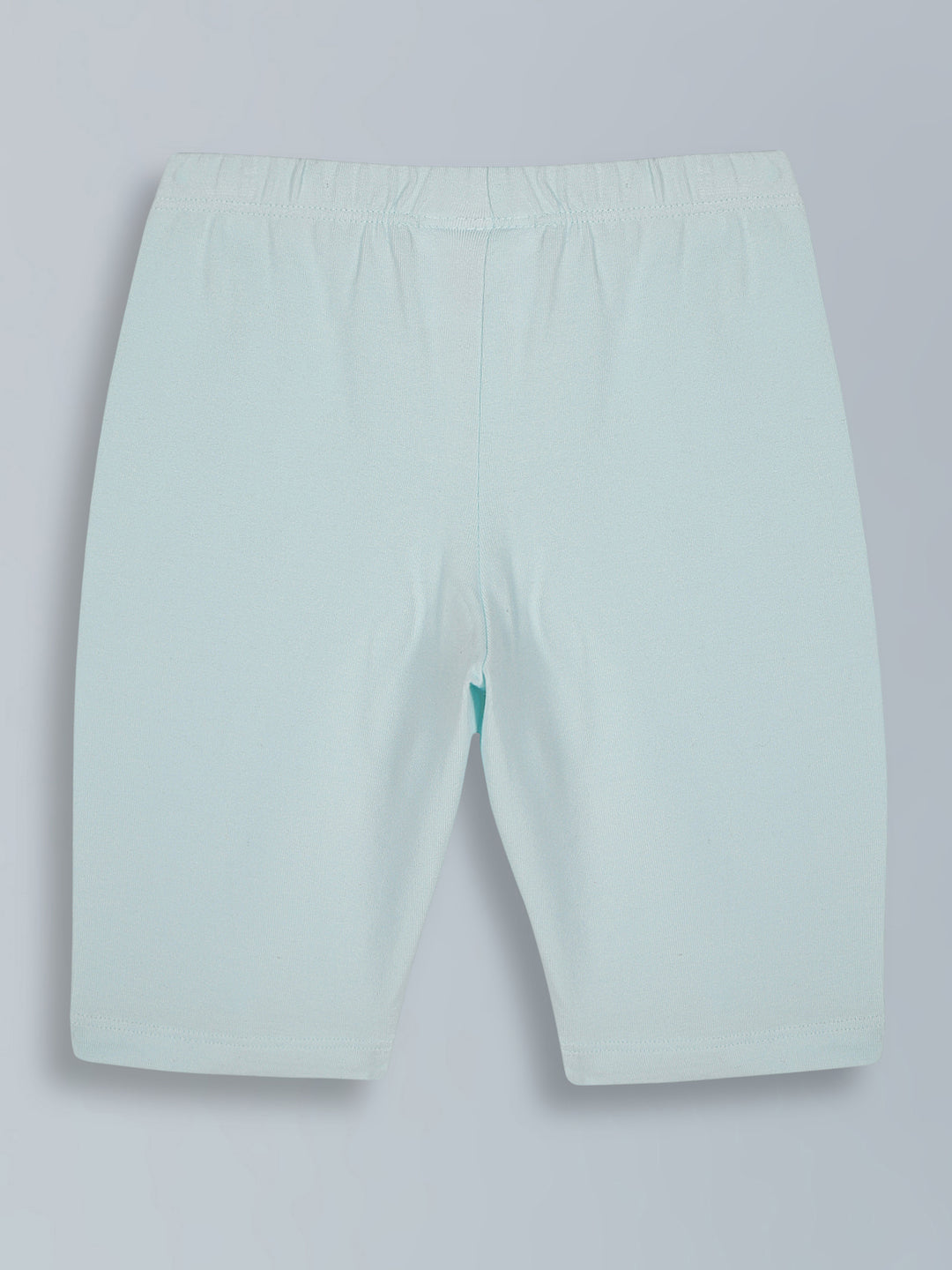Girls Light Aqua Blue Cycling Shorts - Urbanrac
