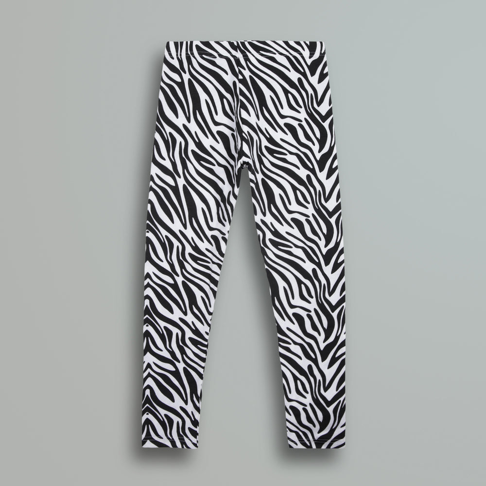 Black strips leggings for girls - Urbanrac