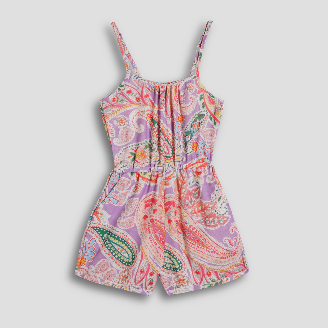 Jumpsuit Dress in bright pattern - Urbanrac