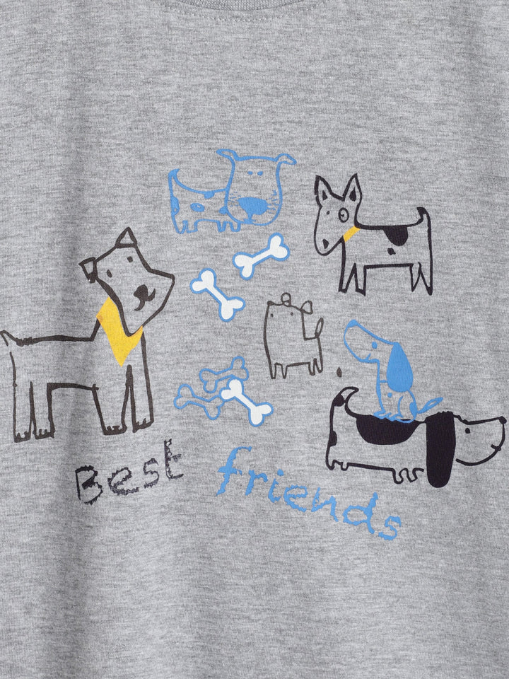 Dogs print T-Shirt - Urbanrac