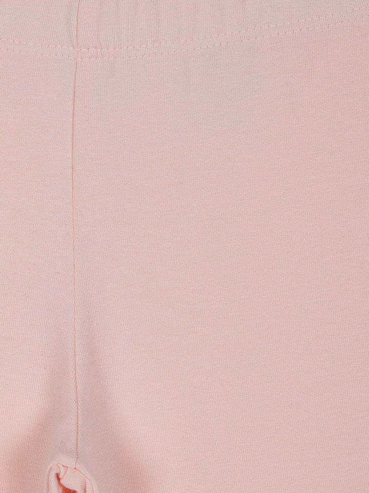 Girls Peach Shade Cycling Shorts - Urbanrac