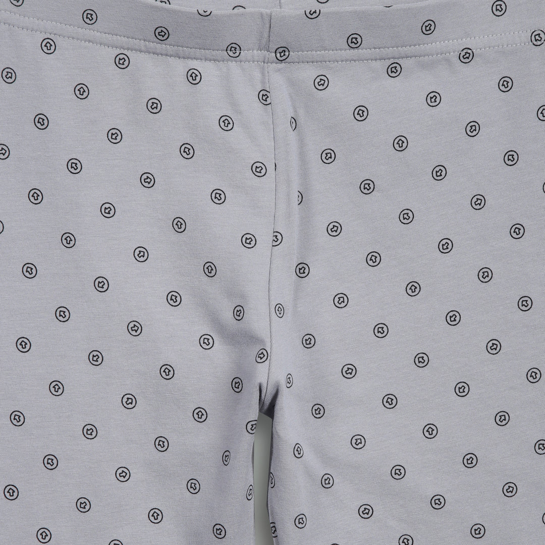 Elegant grey leggings for girls - Urbanrac