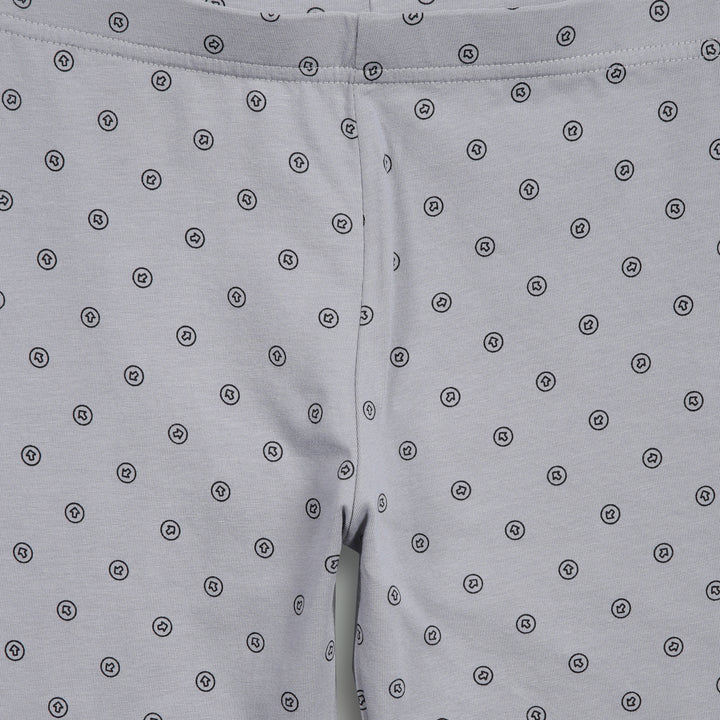 Elegant grey leggings for girls - Urbanrac