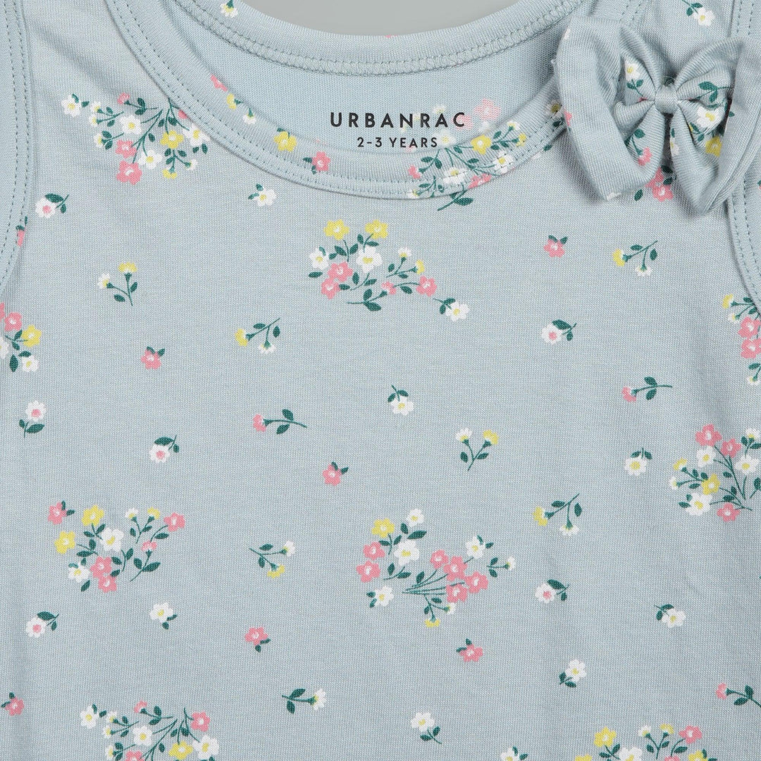 100% Cotton Sleeveless Dress - Urbanrac