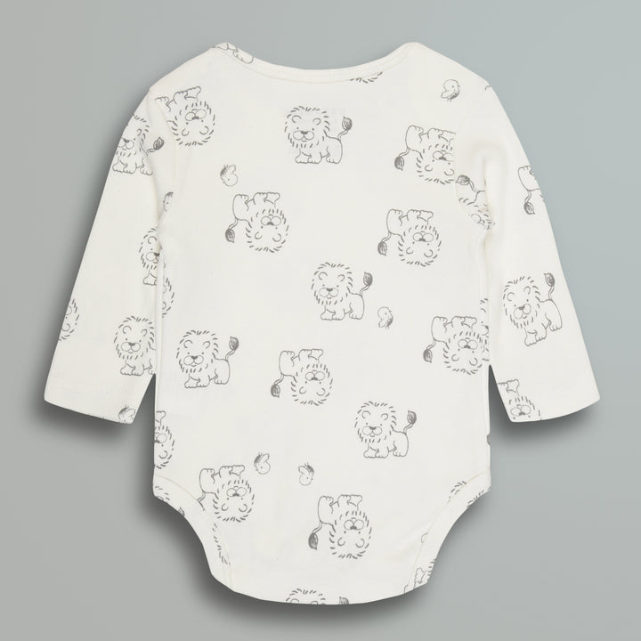 Cotton Onesies and Pant Set for Babies | Sleepwear | Lion Print - Urbanrac