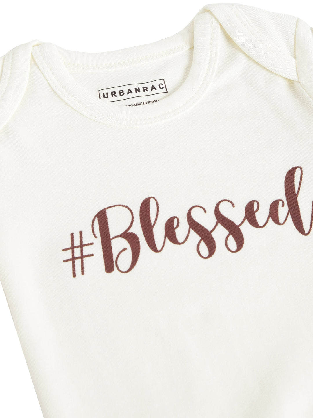 GOTS Certified Organic Cotton Full Sleeves Baby Onesies | Blessed - Urbanrac