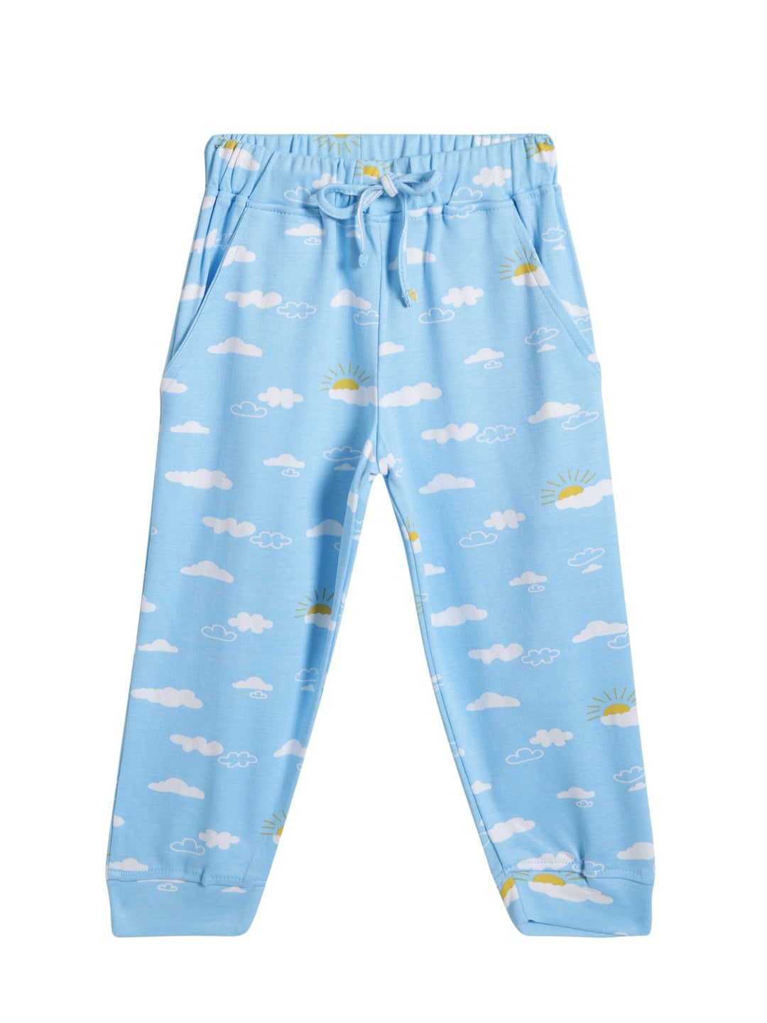 Organic Cotton Sleepwear Set for Toddlers| Cloud print - Urbanrac