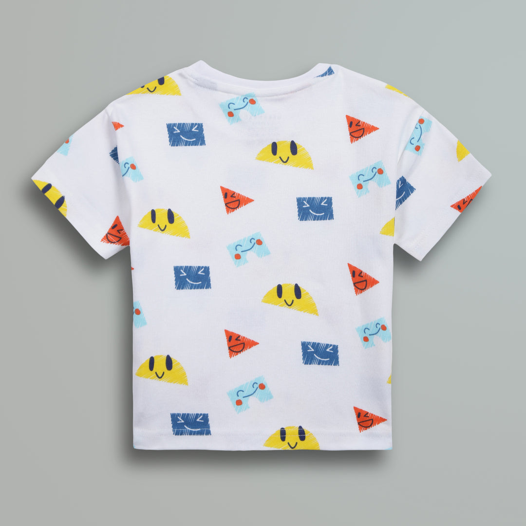 100% Cotton Co-Ord Sets | Little Kids | Shapes - Urbanrac
