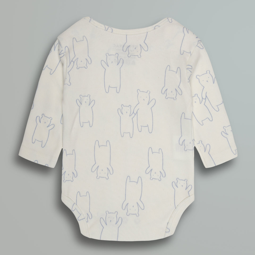 Cotton Onesies and Pant Set for Babies | Sleepwear | Bear Print - Urbanrac
