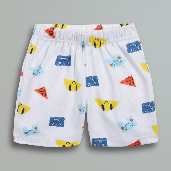 100% Cotton Co-Ord Sets | Little Kids | Shapes - Urbanrac