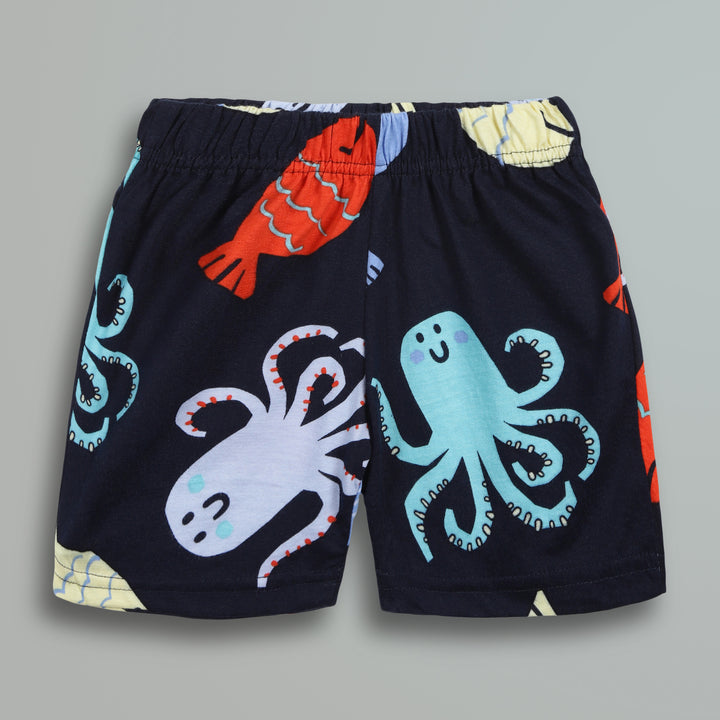 100% Cotton Co-Ord Sets | Little Kids | Sea Animals - Urbanrac