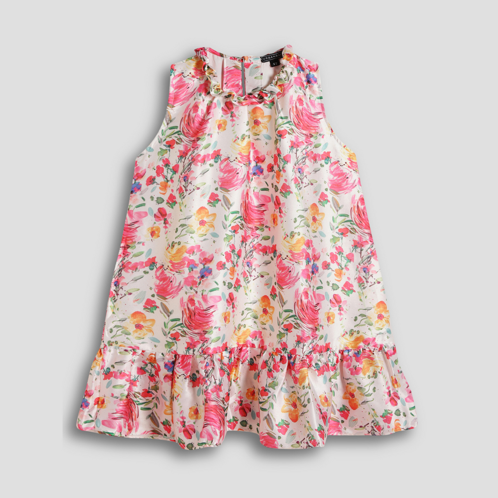 Vibrant floral celebration dress - Urbanrac