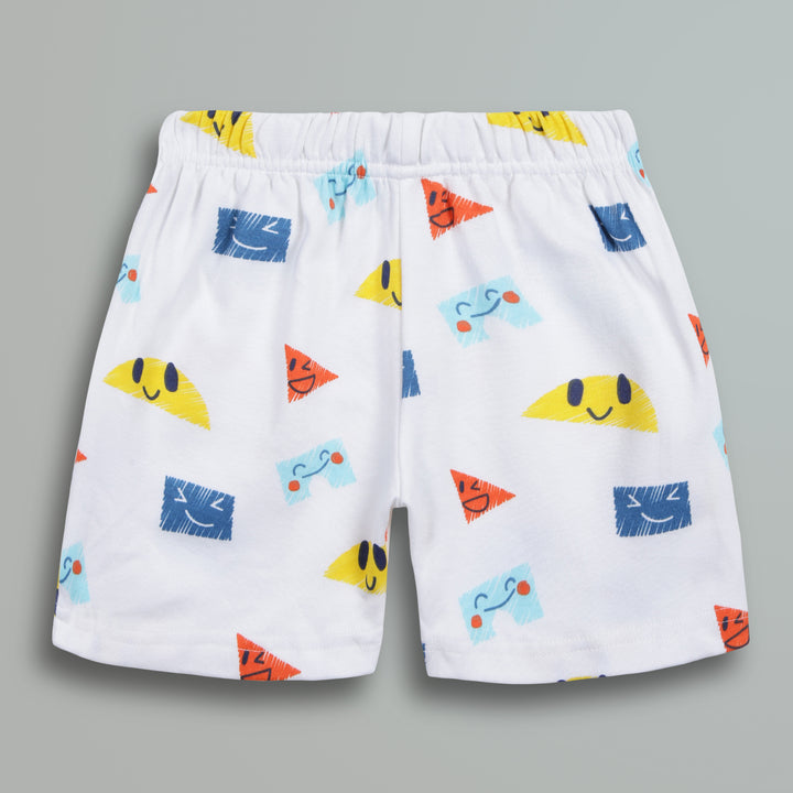 100% Cotton Co-Ord Sets | Little Kids | Shapes - Urbanrac