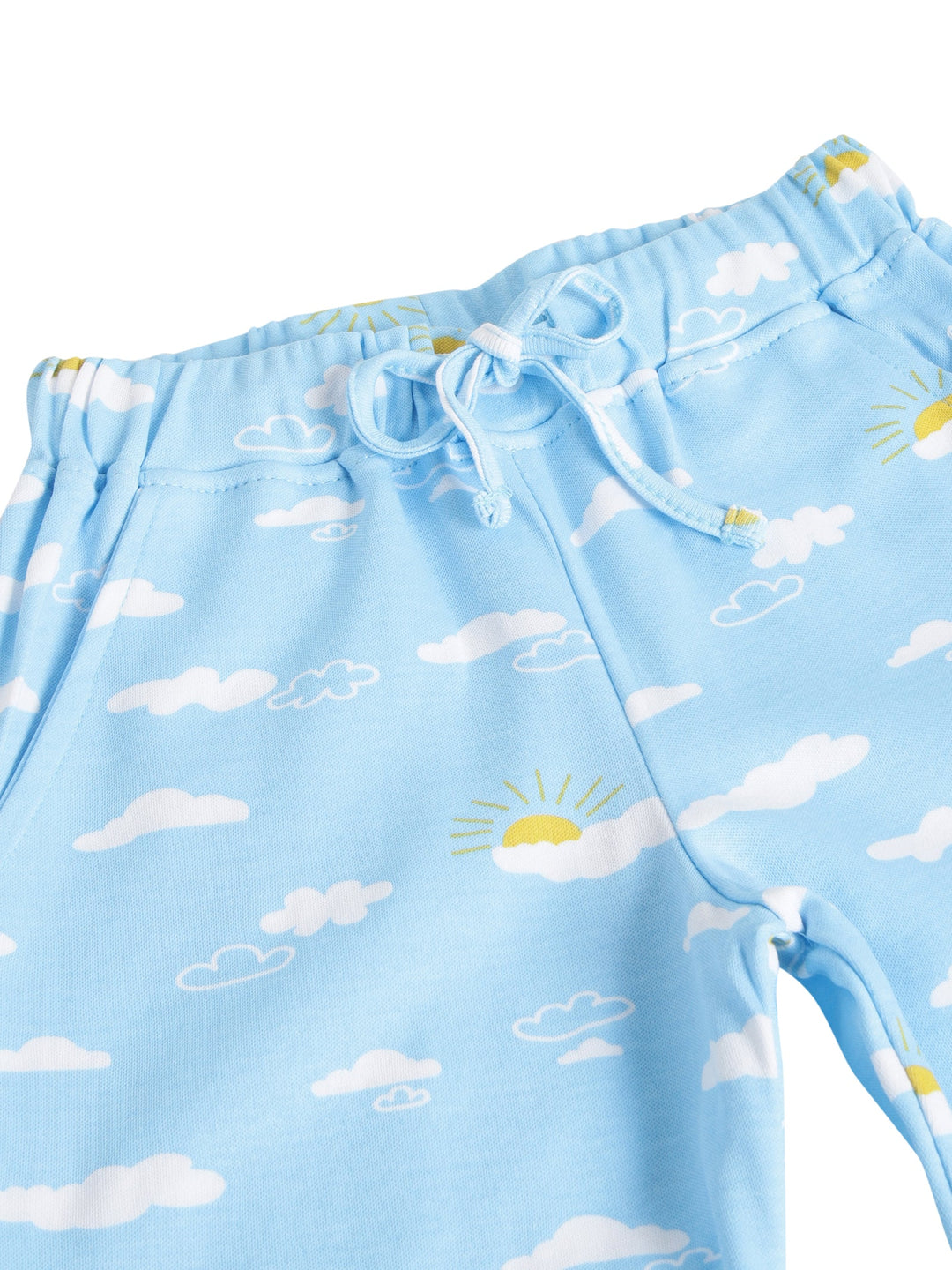 Organic Cotton Sleepwear Set for Toddlers| Cloud print - Urbanrac