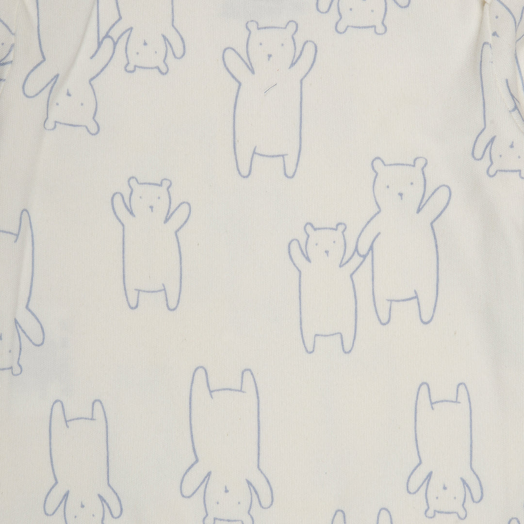 Cotton Onesies and Pant Set for Babies | Sleepwear | Bear Print - Urbanrac