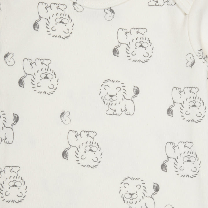 Cotton Onesies and Pant Set for Babies | Sleepwear | Lion Print - Urbanrac