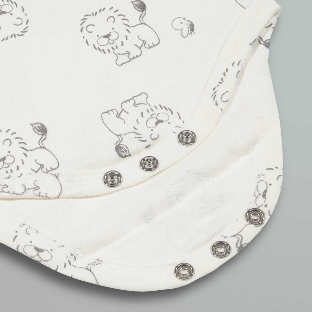 Cotton Onesies and Pant Set for Babies | Sleepwear | Lion Print - Urbanrac