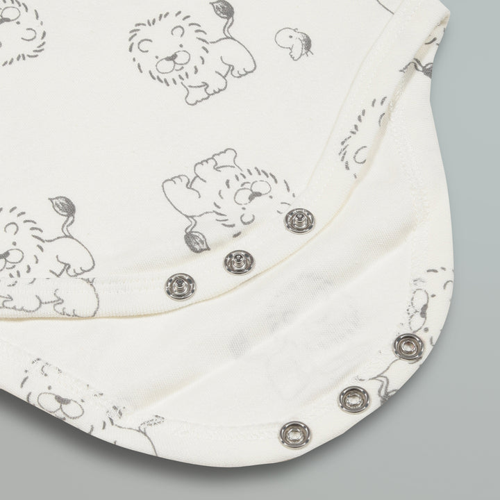 Cotton Onesies and Pant Set for Babies | Sleepwear | Lion Print - Urbanrac
