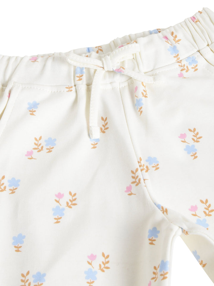 GOTS Certified Organic Cotton Sleepwear Set for Toddlers | Floral Print - Urbanrac
