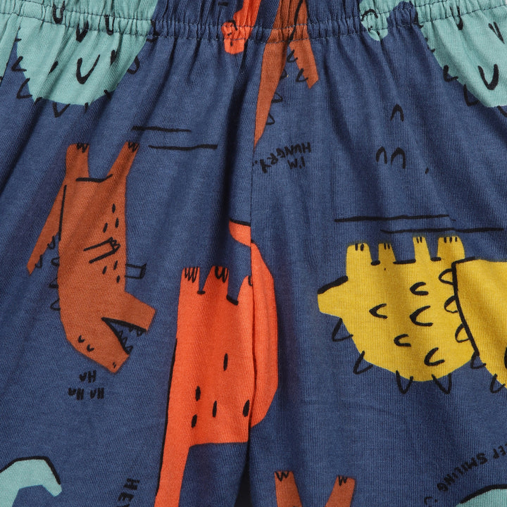 100% Cotton Co-Ord Sets | Little Kids | Dino Print - Urbanrac