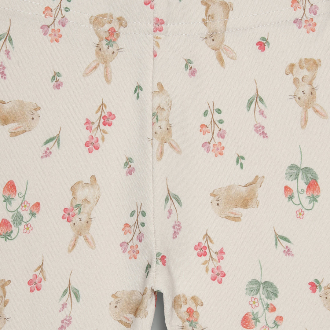 Cotton Onesies and Pant Set for Babies | Sleepwear | Bunny Floral Print - Urbanrac