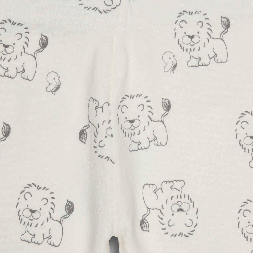 Cotton Onesies and Pant Set for Babies | Sleepwear | Lion Print - Urbanrac
