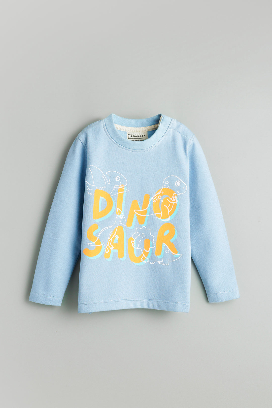 GOTS Certified Organic Cotton Sweatshirt Pant Set | Dino | Kids - Urbanrac