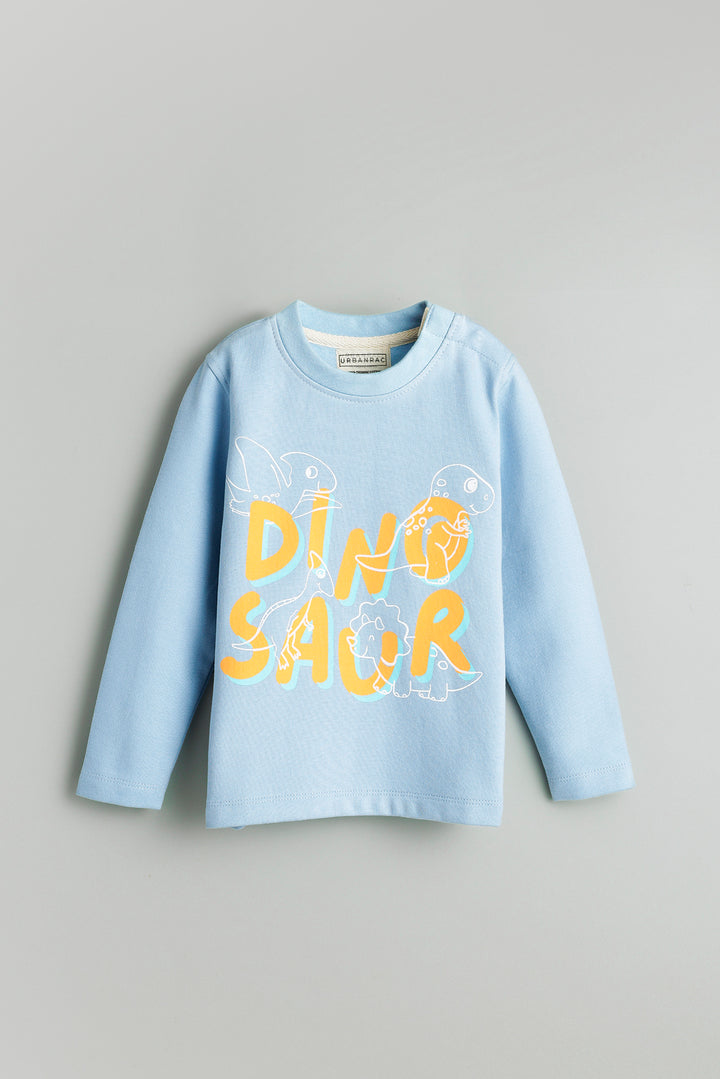 GOTS Certified Organic Cotton Sweatshirt Pant Set | Dino | Kids - Urbanrac